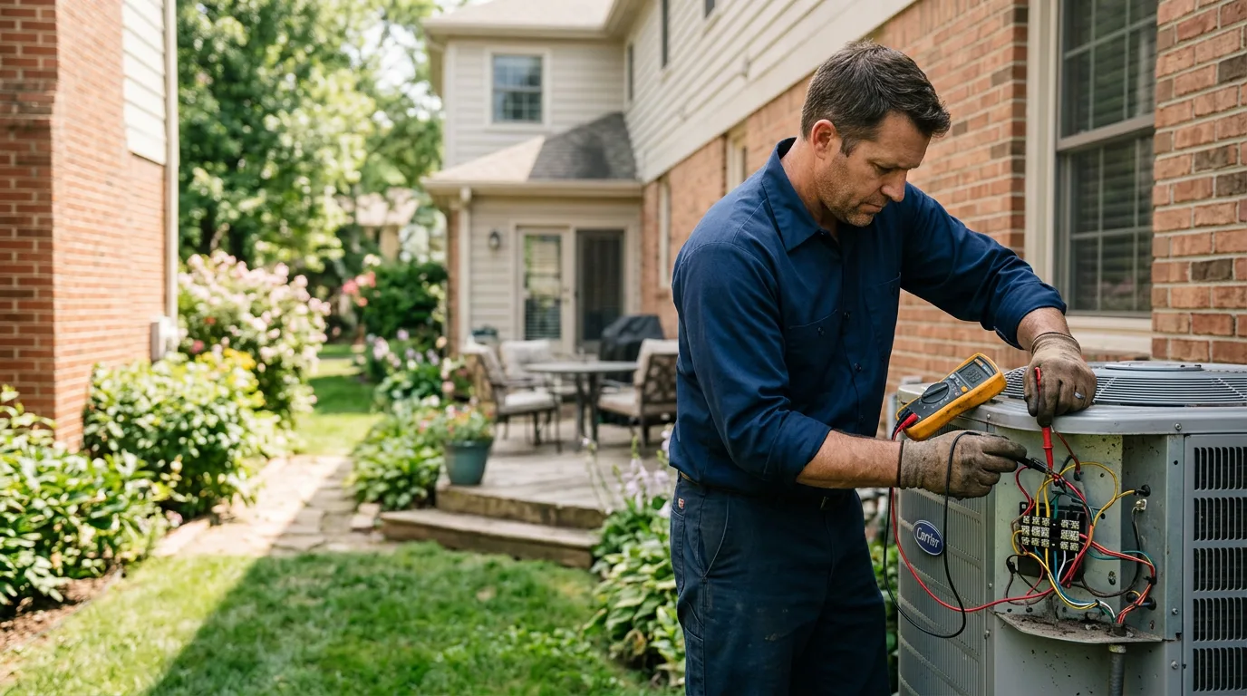 HVAC technician working near Cynthiana, KY